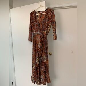 Cienna wrap dress
